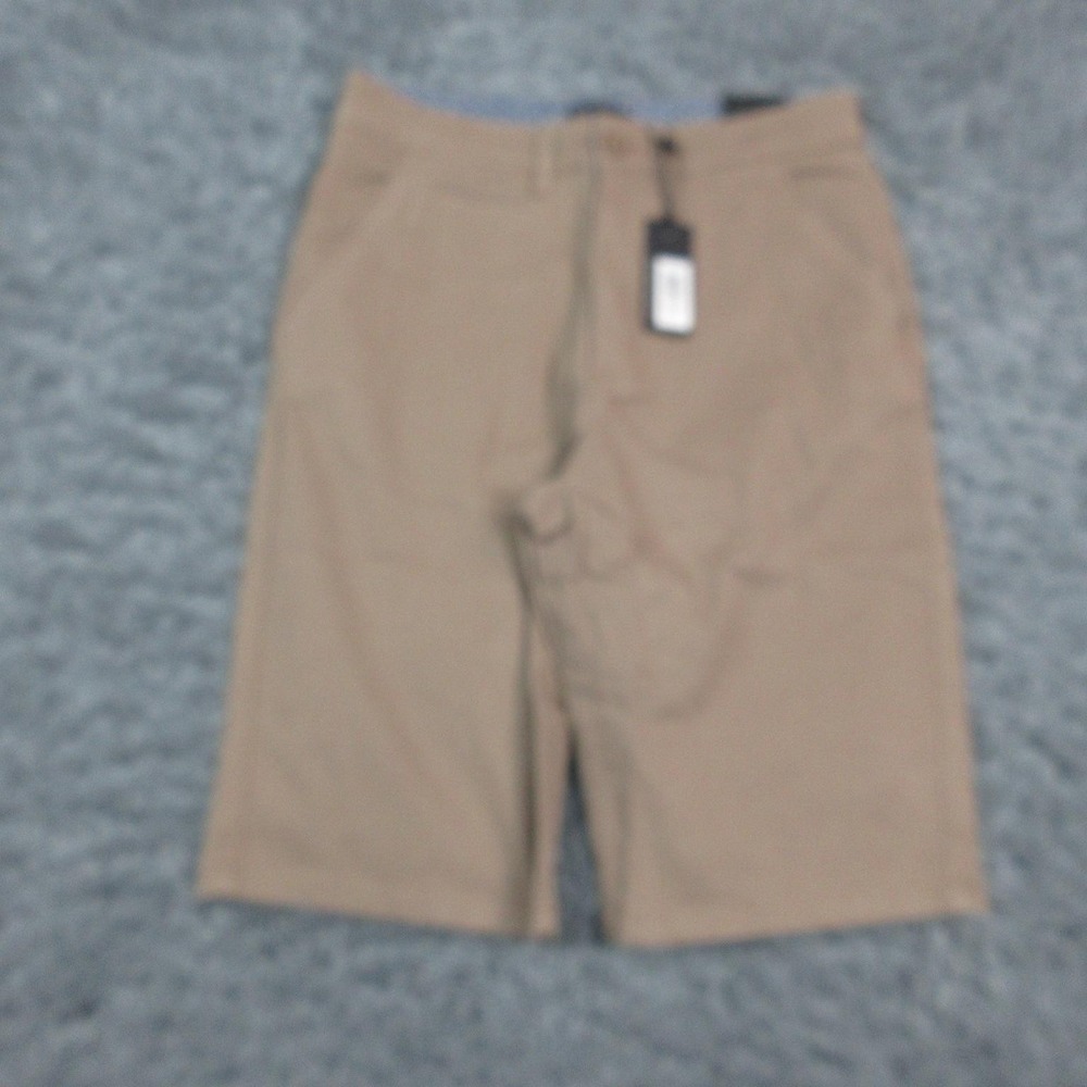 American Tall Shorts Mens 32T Brown Chino Flat Front Stretch Big Tall 31x12* NWT